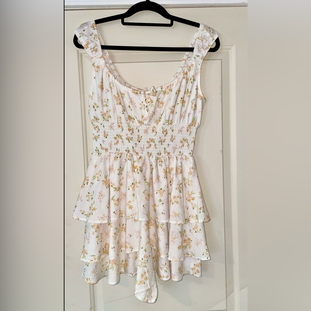 Floral Sleeveless Romper